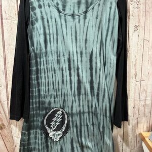 Grateful Dead Tie Dye Dress Hippie Ladies